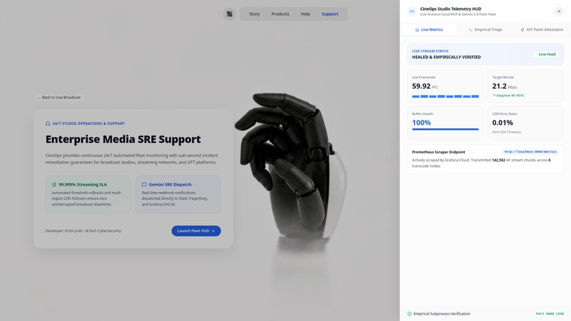 CineOps: Autonomous Media SRE – screenshot 10