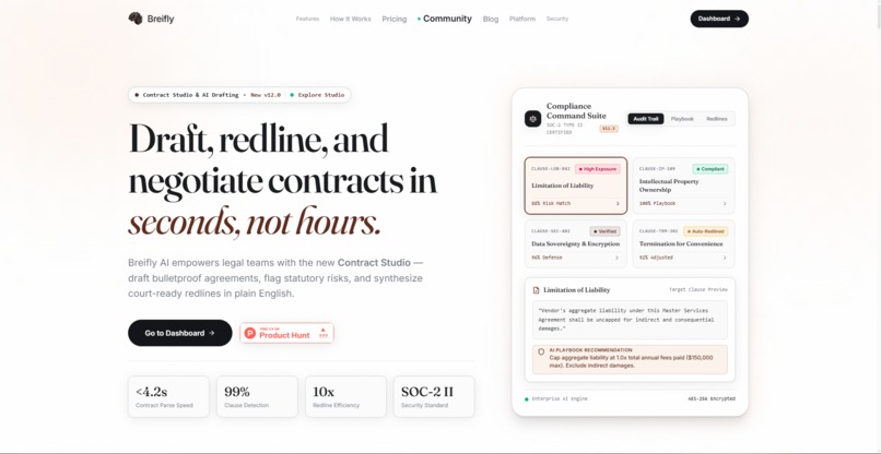 Breifly AI: Professional AI Legal Assistant – screenshot 1