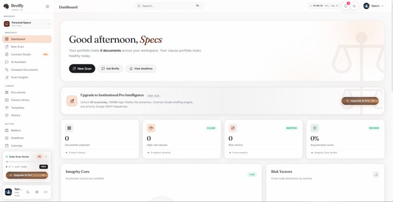 Breifly AI: Professional AI Legal Assistant – screenshot 2
