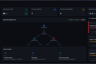 GridPulse AI-Smart Grid Digital Twin 