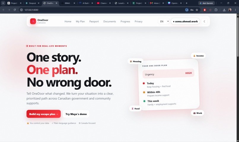 OneDoor – screenshot 1