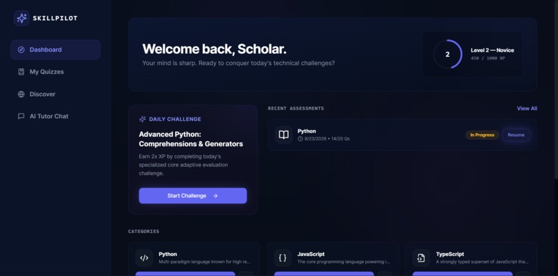 Skillpilot – screenshot 1