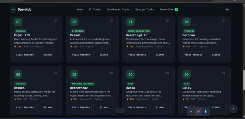 OpenHub – screenshot 3