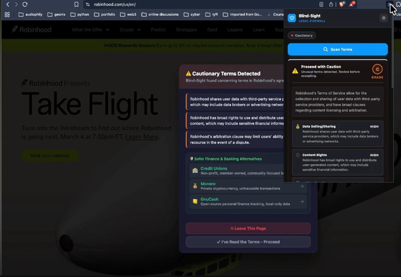 Blindsight - AI LEGAL FIREWALL – screenshot 4