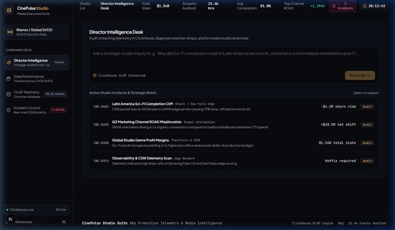 CinePulse AI: Autonomous Media Intelligence Agent – screenshot 1