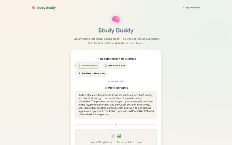 Study Buddy – screenshot 2