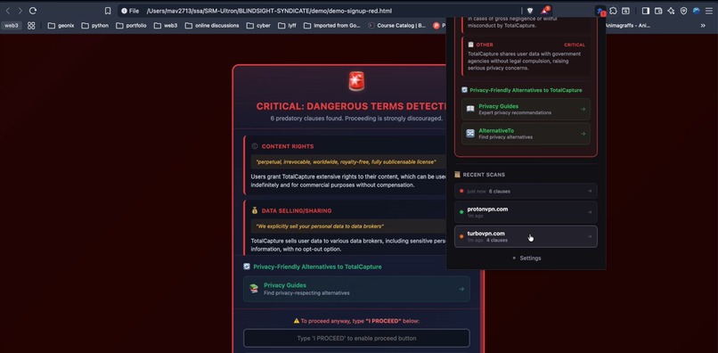 Blindsight - AI LEGAL FIREWALL – screenshot 7