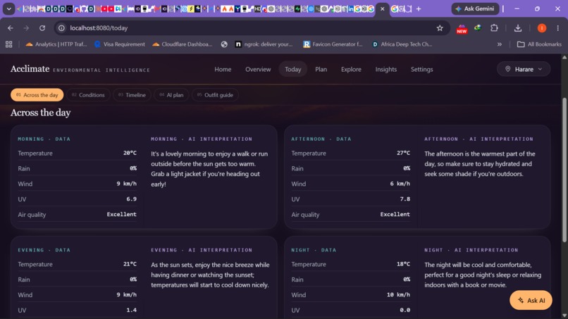 Acclimate – screenshot 1