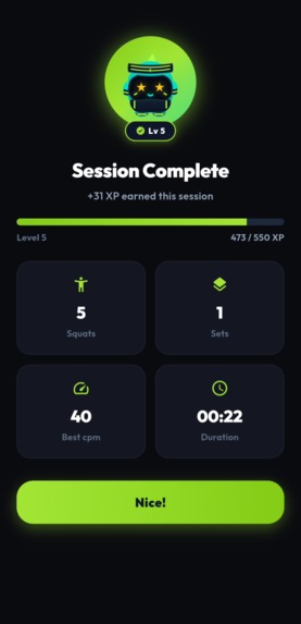 Fitte-AI Workout – screenshot 3