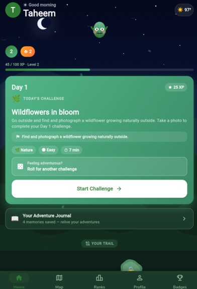 TouchGrass – screenshot 2