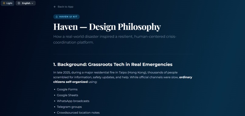 Haven OS  - Crisis Coordination  – screenshot 4