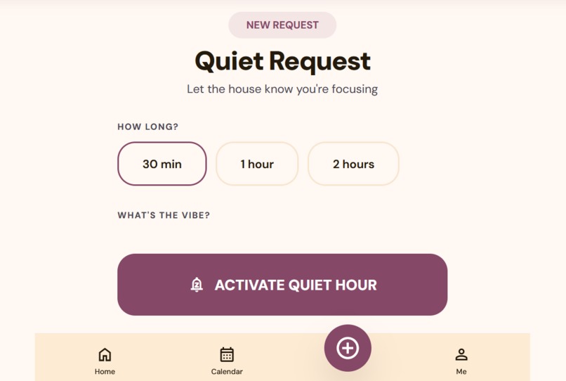 QuietHour – screenshot 1