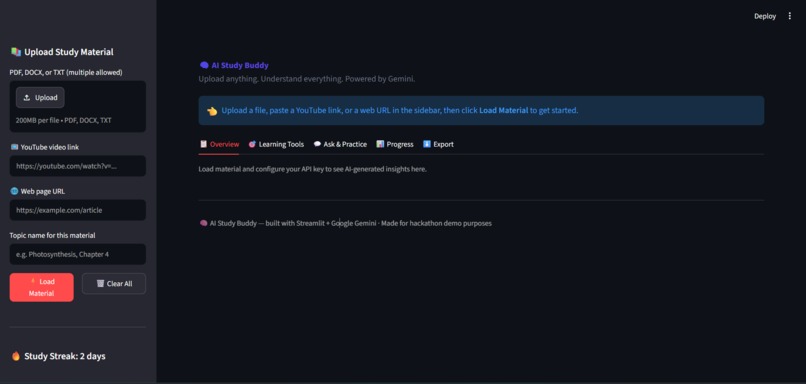 Study buddy – screenshot 1