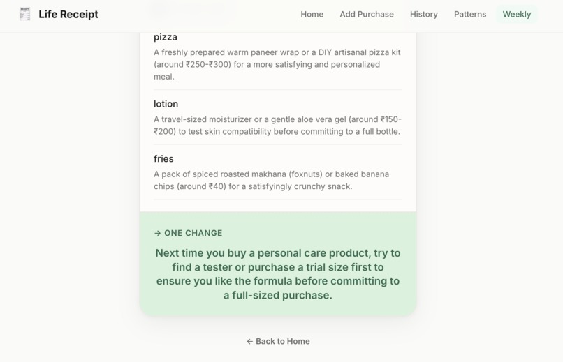 Life Receipt – screenshot 8