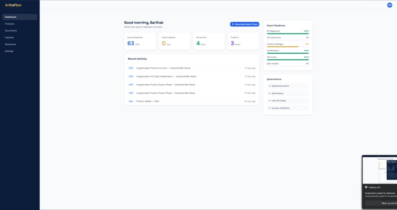 ArthaFlow Global – screenshot 4