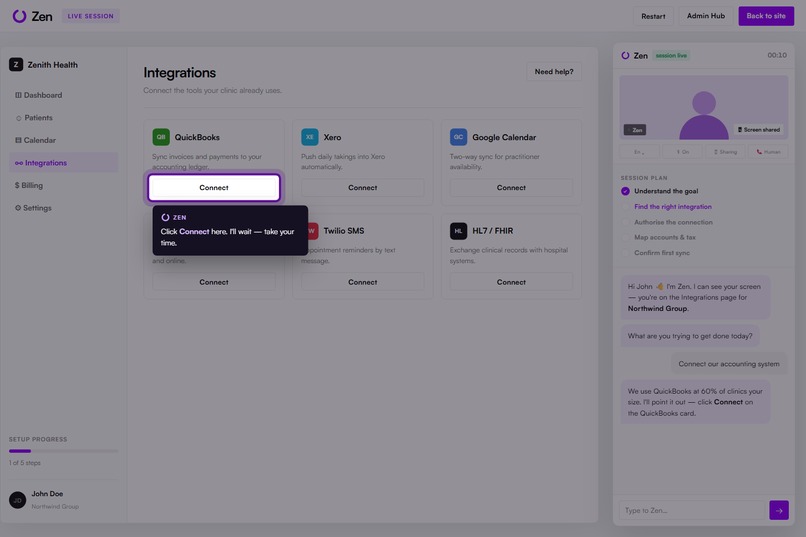 Zen - AI Onboarding Agent  – screenshot 3