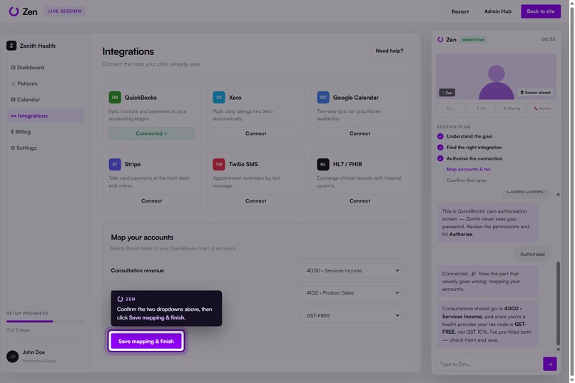 Zen - AI Onboarding Agent  – screenshot 8