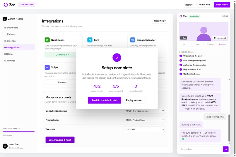 Zen - AI Onboarding Agent  – screenshot 9