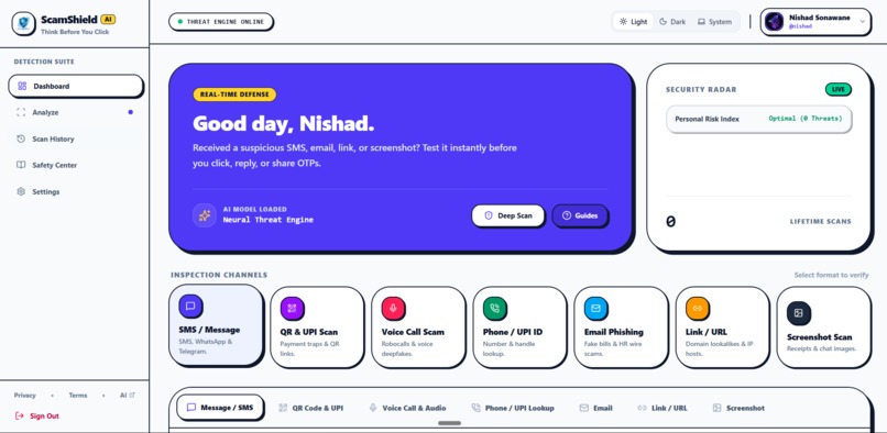 ScamShield AI – screenshot 2