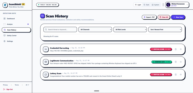ScamShield AI – screenshot 3