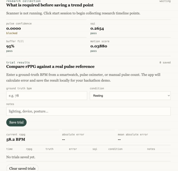 Virtual rPPG Pipeline – screenshot 5