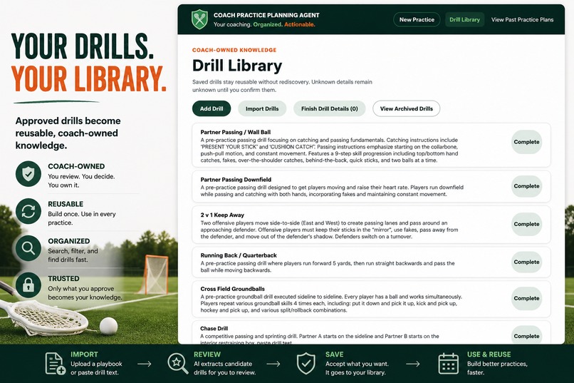 Coach Practice Planning Agent – screenshot 4