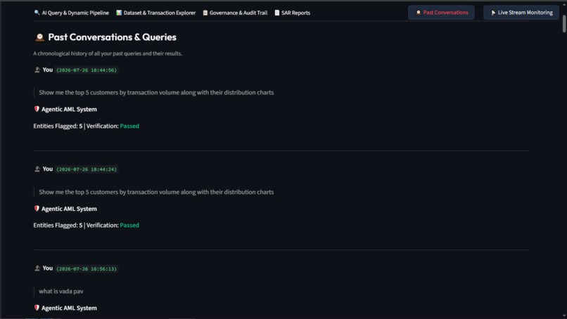 Agentic AML – screenshot 3