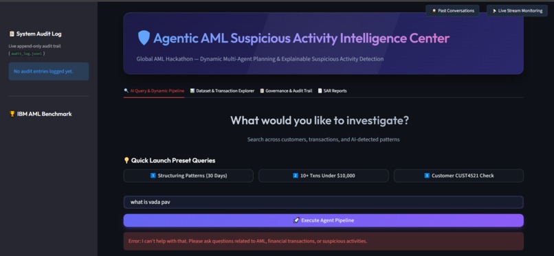 Agentic AML – screenshot 8