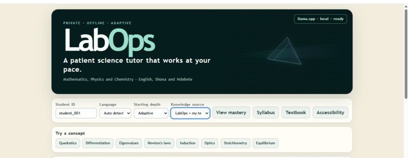 LabOps – screenshot 3