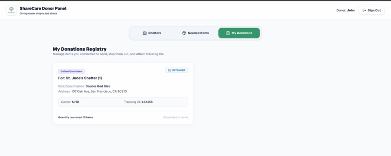 ShareCare – screenshot 3