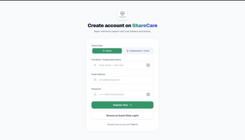 ShareCare – screenshot 2