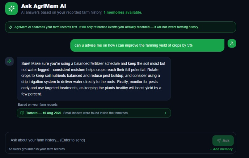 AgriMem-ai – screenshot 3