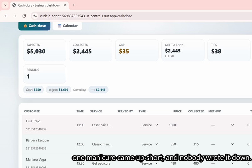 VuDeja: the agent that provisions agents – screenshot 1