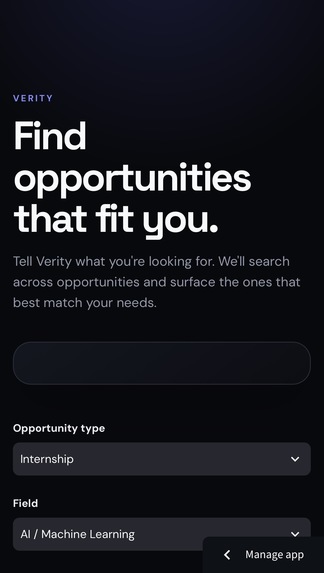 Verity – screenshot 1