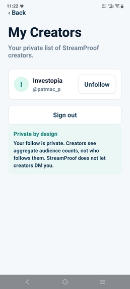 StreamProof – screenshot 1