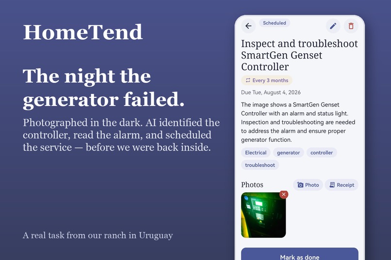 HomeTend: AI Home Maintenance  – screenshot 3