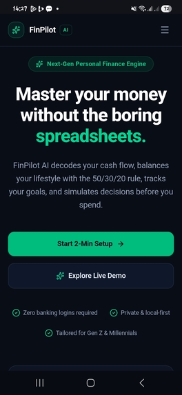 FinPilot AI – screenshot 1
