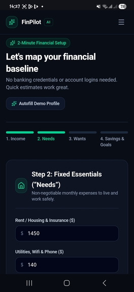 FinPilot AI – screenshot 2