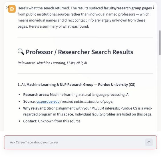 CareerTrace – screenshot 3
