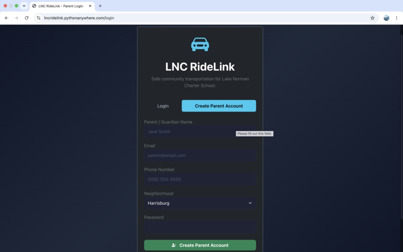 LNC RideLink – screenshot 3