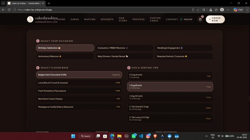 cakesbysobiya – screenshot 1