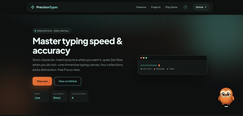 PrecisionTyper – screenshot 1