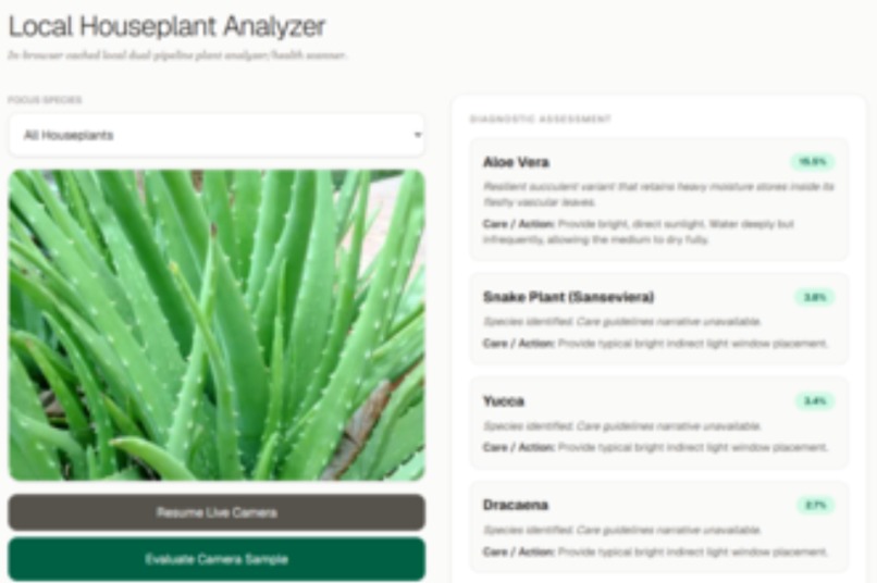 Houseplant Local Analyzer – screenshot 1