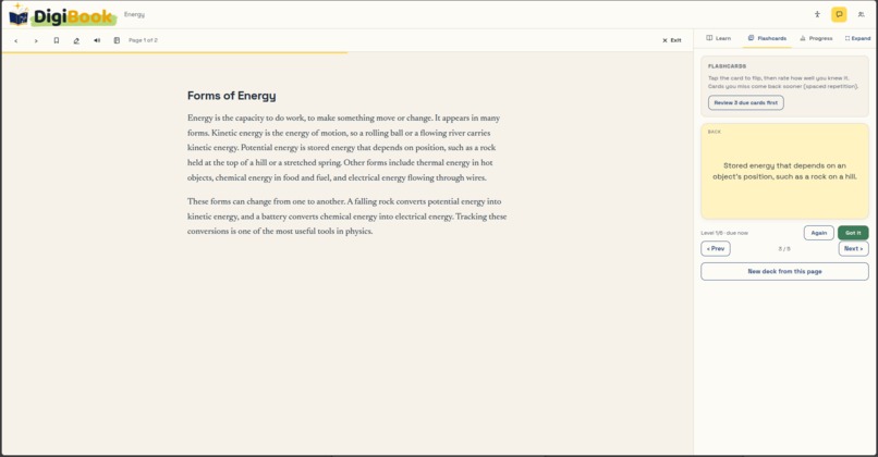 DigiBook – screenshot 5