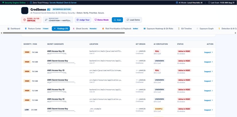 CredSenseAI – screenshot 2