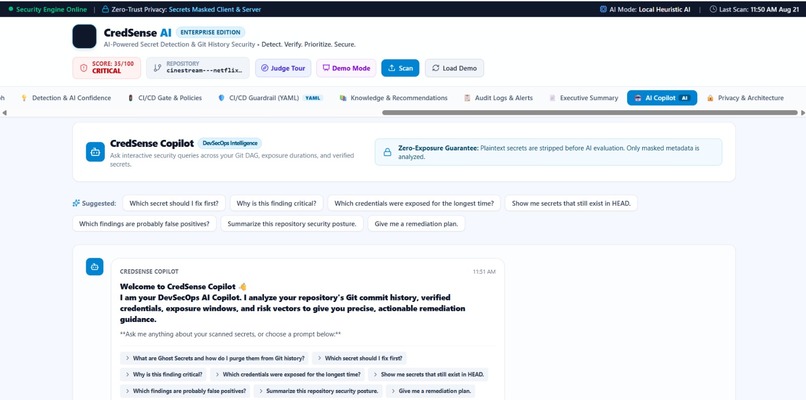 CredSenseAI – screenshot 3