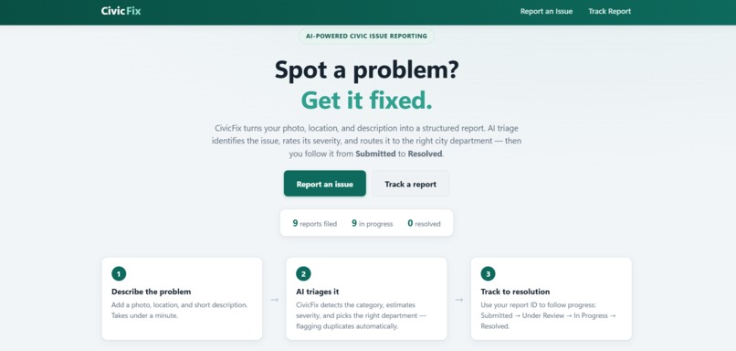 CivicFix – screenshot 1