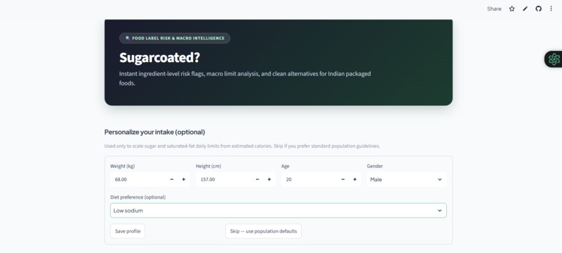 Sugarcoated? – screenshot 1