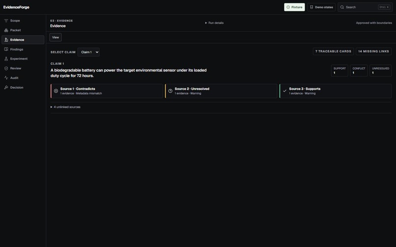 Evidence Forge – screenshot 1