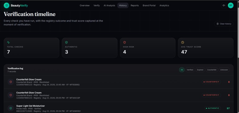 BeautyVerify – screenshot 3